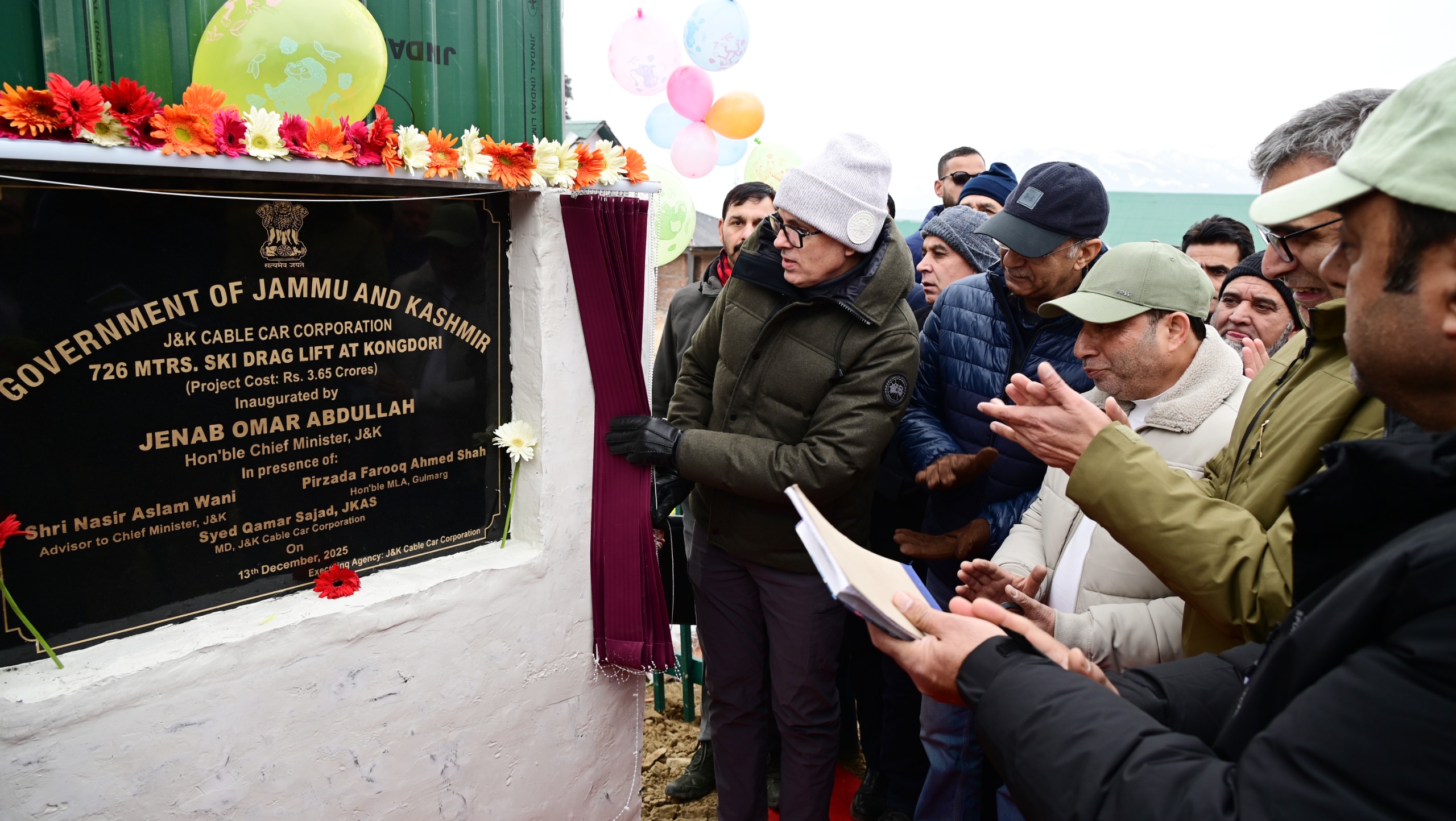 'CM Omar Abdullah dedicates Asia’s longest ski drag lift, inaugurates and lays foundation for ₹17 crore tourism projects at Gulmarg'